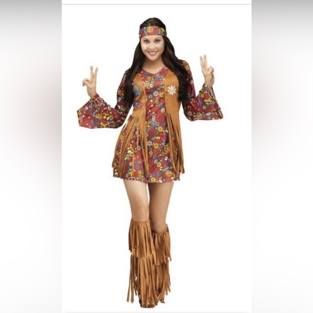 Brand new hippi costume - never worn